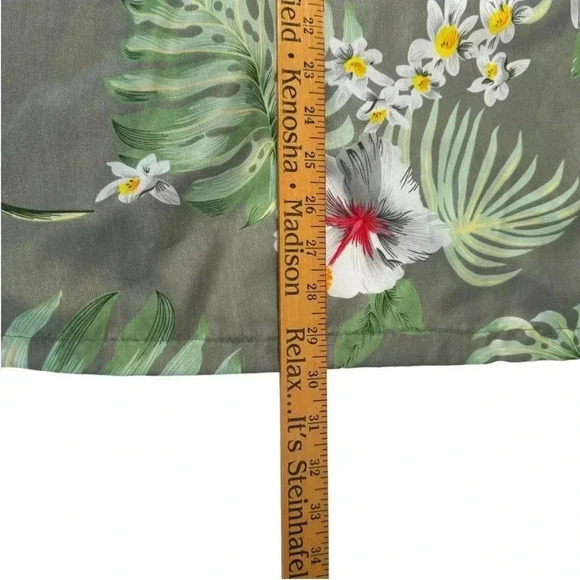 High Surf Size Large Men's Hawaiian Multicolor Button Up Shirt Floral Collar - Picture 11 of 11